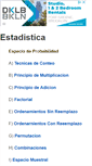 Mobile Screenshot of estadisticafacil.com